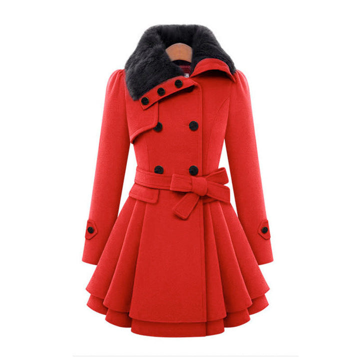 Katrina - Borg Collar Short Coat