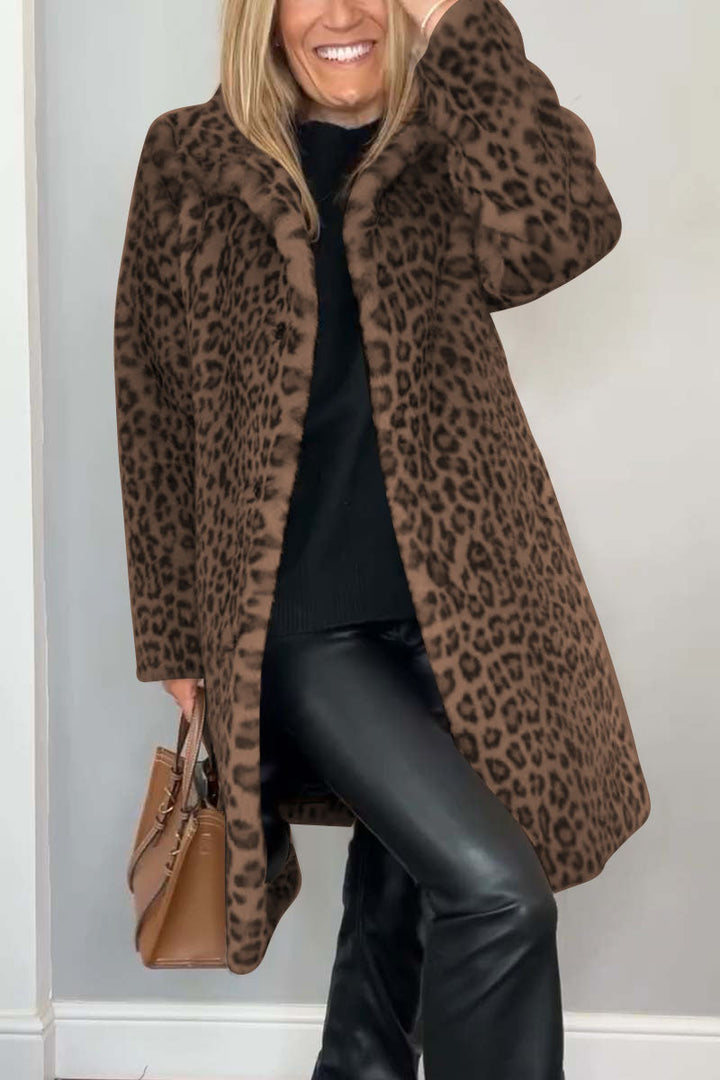 Daisy - Leopard Print Coat