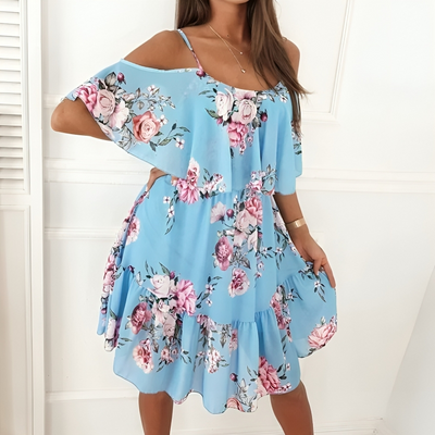 Flora™️ | Luna Floral Print Dress