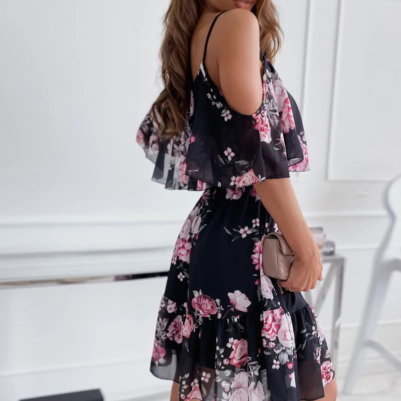 Flora™️ | Luna Floral Print Dress