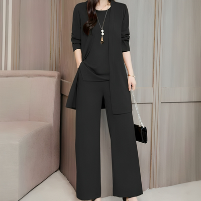 Ana™️ | Trio Chic Cardigan Sweater and Trousers