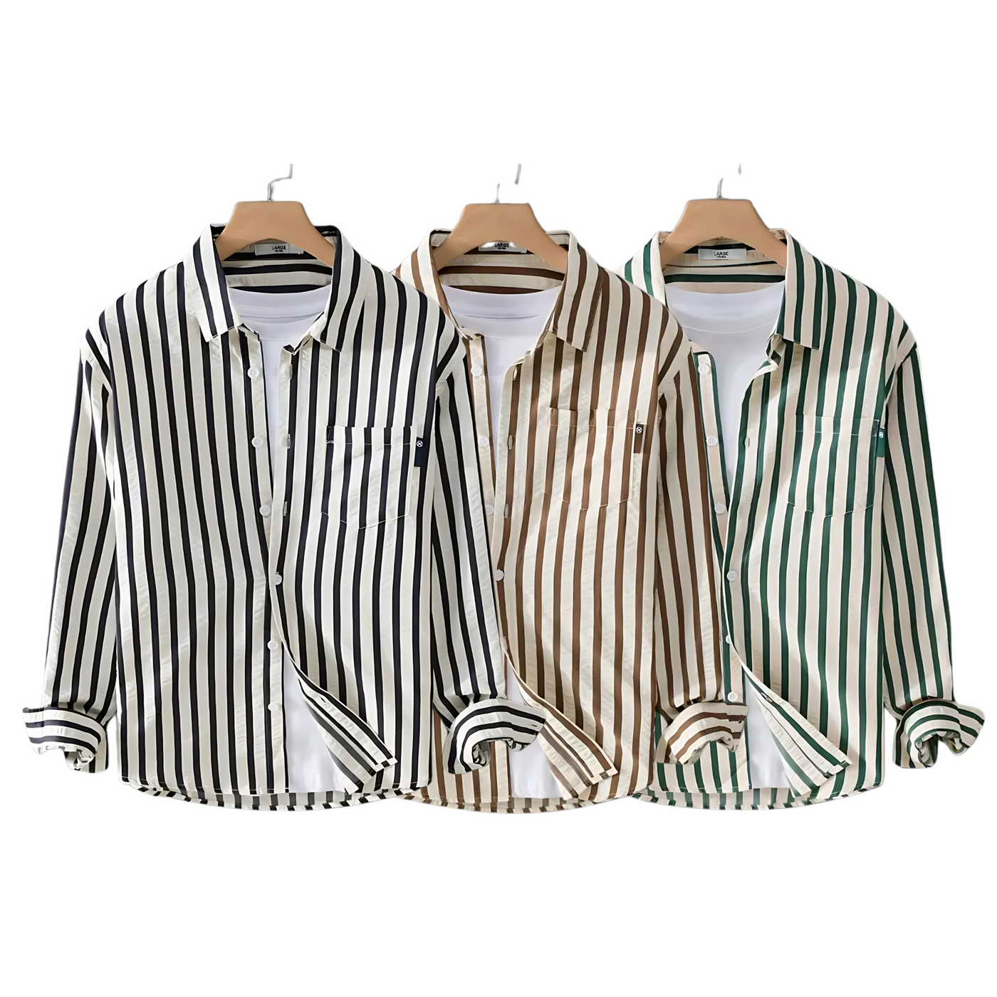 MAXIMILIAN™️ | Elegant Striped Shirt