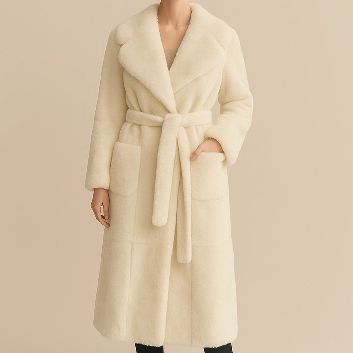 Velvet Luxe Belted Coat