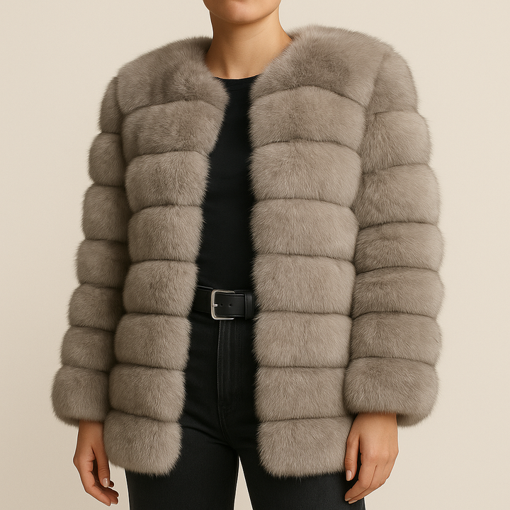 Majestic Plush Long Coat