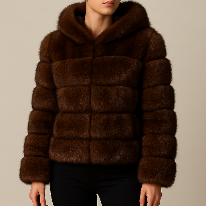 Serenity Plush Hooded Coat