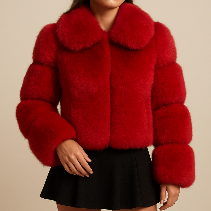 Enchanted Plush Collar Jacket