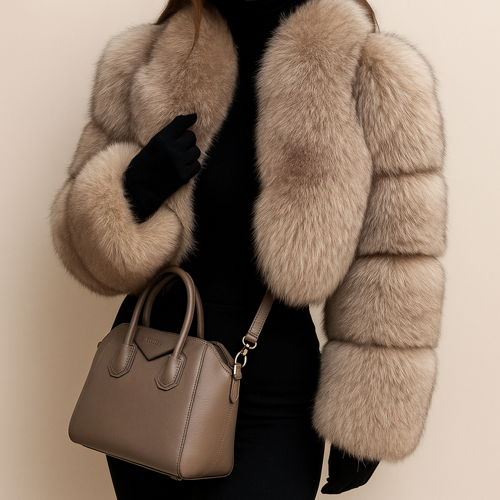 Opulence Curved-Fur Bolero