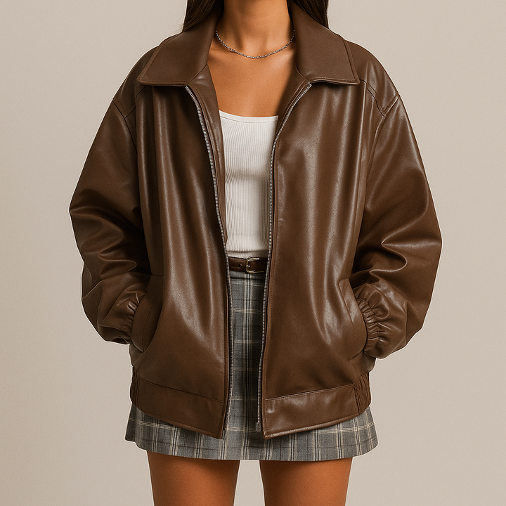 Nezora™ Leather Jacket