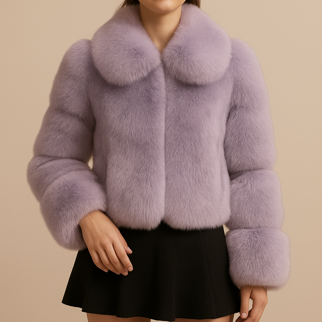 Enchanted Plush Collar Jacket