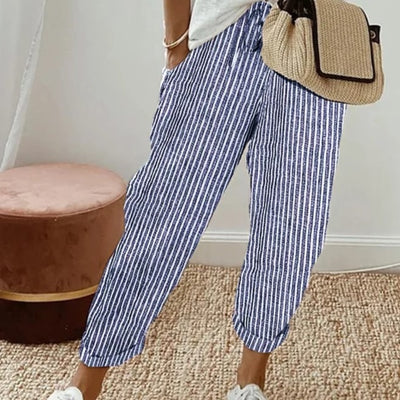 Aloisia™️ |  Striped cotton pants