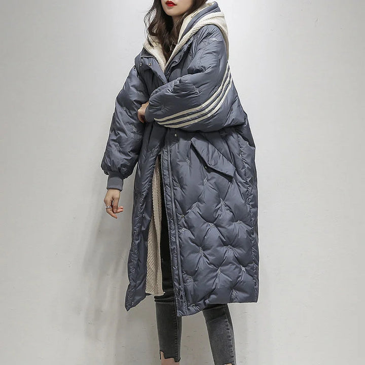 Alice - Quilted Long Jacket