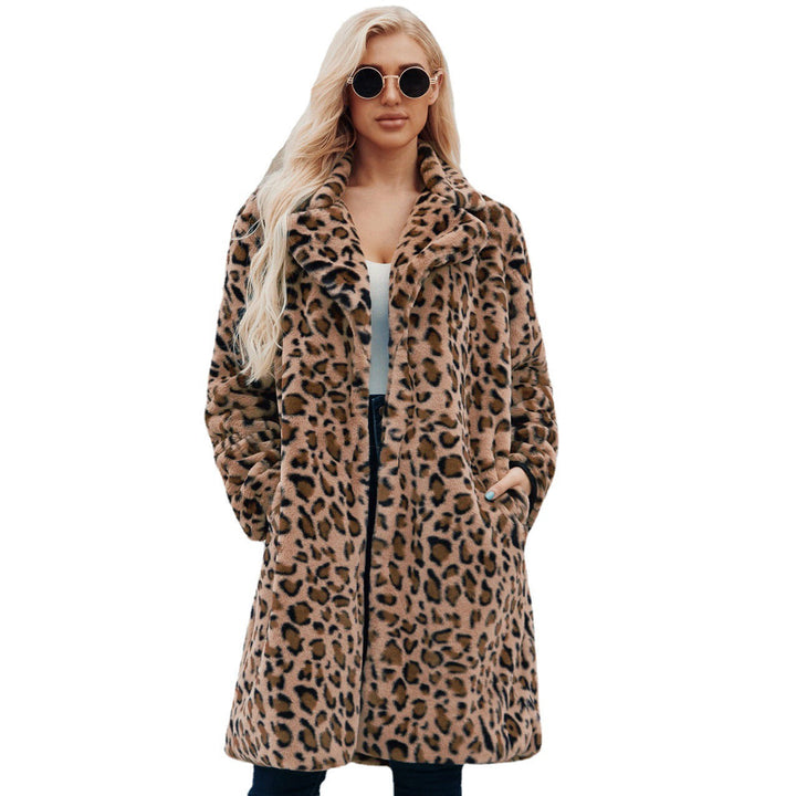 Esme - Leopard Fleece Coat