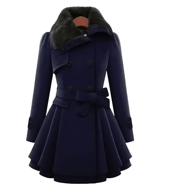 Katrina - Borg Collar Short Coat