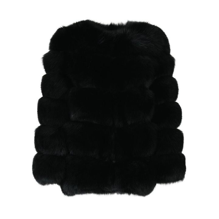 Sleek Tailored 5 Rows Fur Coat