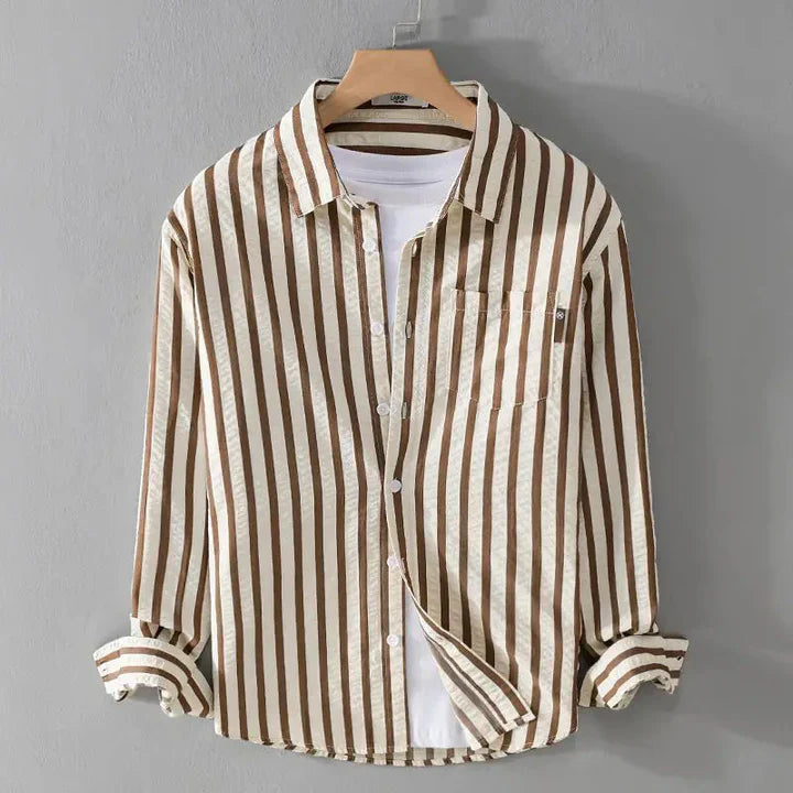 MAXIMILIAN™️ | Elegant Striped Shirt