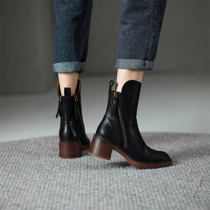 Lesly™️ | Comfortable Boots with Wide Heel