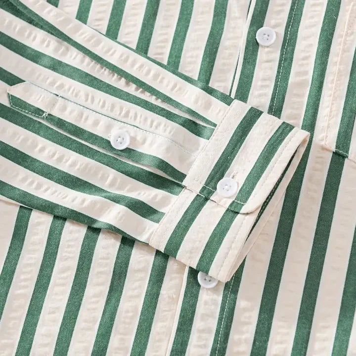 MAXIMILIAN™️ | ELEGANT STRIPED SHIRT