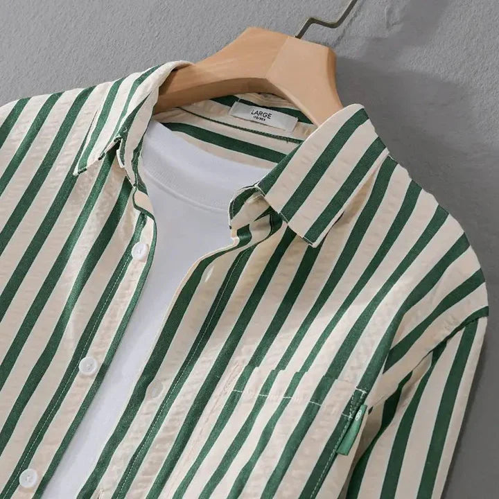 MAXIMILIAN™️ | ELEGANT STRIPED SHIRT