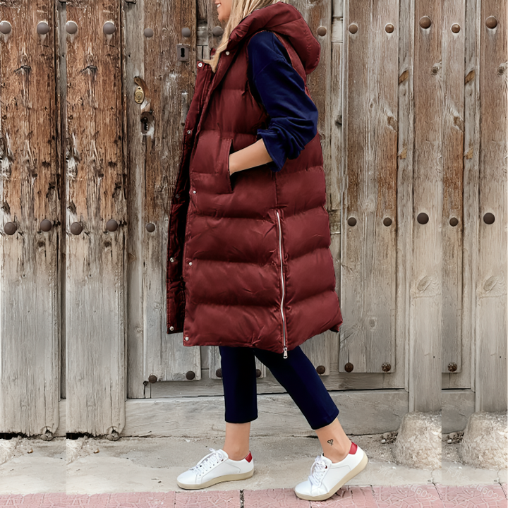 Anita™️ | Long Coat with Elegant Hood