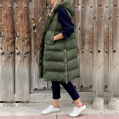 Anita™️ | Long Coat with Elegant Hood