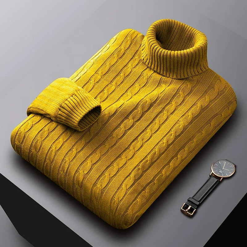 Anthony - Knitted Roll Neck Jumper