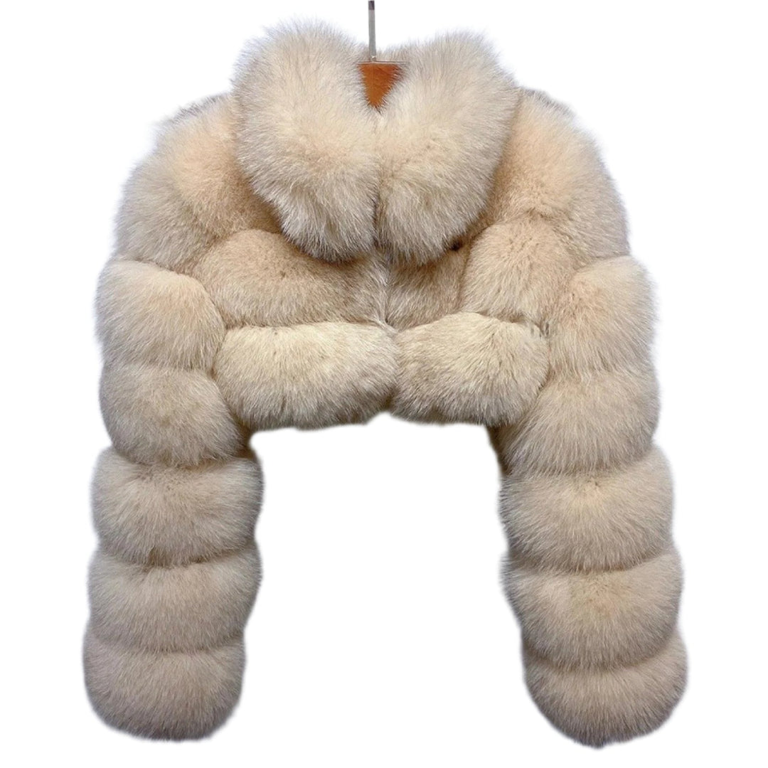 5 Mini Cropped Timeless Collar Fur Coat